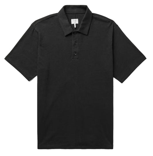 Rag & Bone Women Classic Flame Cotton Polo Shirt Black