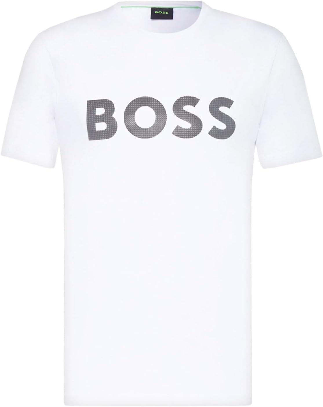 Hugo Boss Men Tee Short Sleeve Crew Neck Cotton T-Shirt 8 100-White