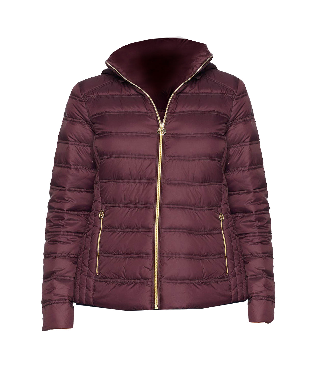 Women's Michael Kors Burgundy Down Puffer Jacket