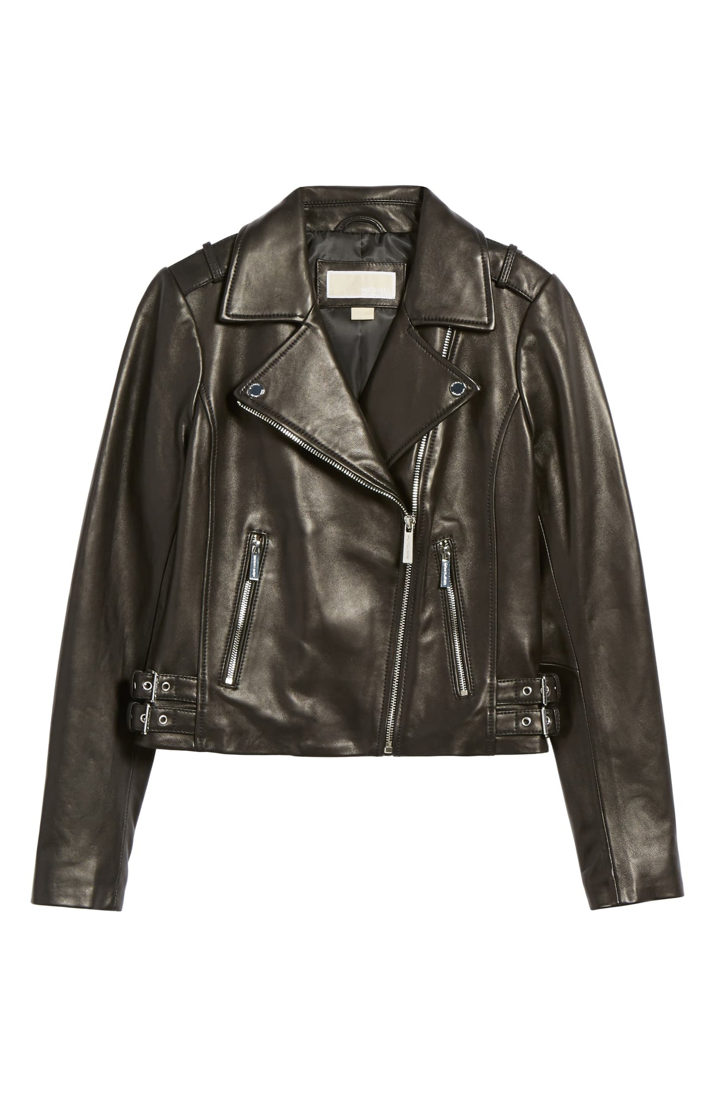 Michael Michael Kors Black Leather Moto Jacket