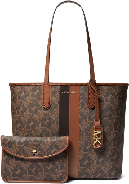 Michael Kors Eliza Large East/West Open Tote Brown/Luggage