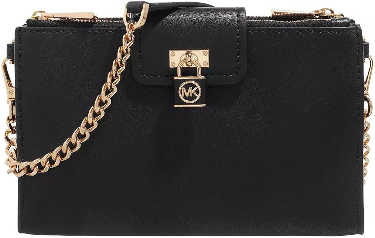 Michael Kors Ruby Small Double Zip Crossbody Black