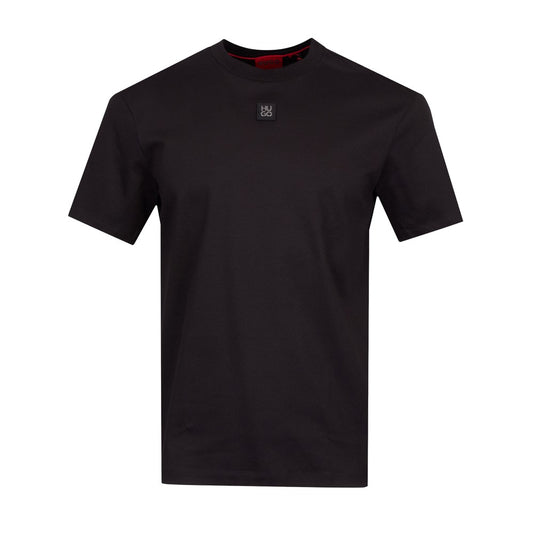 Hugo Boss Men Dalile 100% Cotton Short Sleeves Crew Neck T-shirt 001-Black